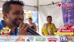 Roast Pepper Doubles Eating Competition At D Persad Chaguanas