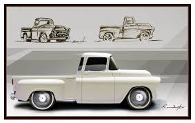 Image result for Gray 1957 Truck