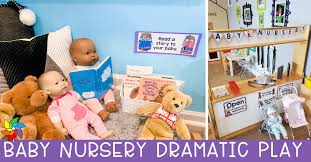 Baby Doll Nursery Dramatic Play Center For Preschoolers