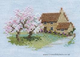 free cross stitch charts orchard cottage minuets cross