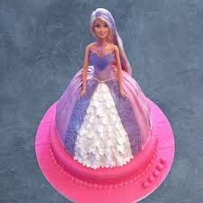 So, let's surprise your doll with her friend barbie. Order Purple Princess Barbie Cake Eggless 2 5 Kg Online At Best Price Free Delivery Igp Cakes