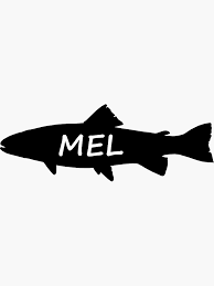 Mel Fish" Sticker for Sale by gulden | Redbubble