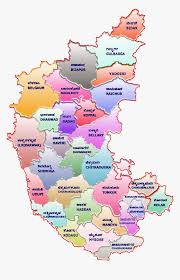 Karnataka map free png stock. Karnataka Map With Districts In Kannada Hd Png Download Transparent Png Image Pngitem