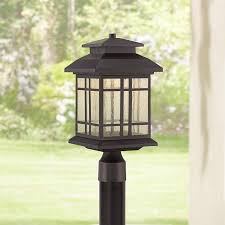 Piedmont 16 1 2 H Oil Rubbed Bronze Led Outdoor Post Light 8r133 Lamps Plus