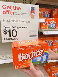 target gift card promo on p g laundry