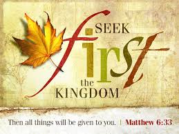 Matthew 6:33 God First — Tell the Lord Thank You