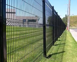 Fencing Completed By Omega Ii Fence Systems Modern Landscaping Fence Design Fence