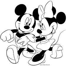 Plus, it's an easy way to celebrate each season or special holidays. Mickey Mouse And Minnie Coloring Pages Coloring Home