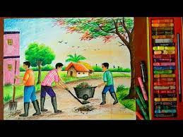 Drawing and poster competition on swachh bharat mission. Pin By Roodha On Things To Draw In 2021 Drawing Competition Drawings Environment Painting