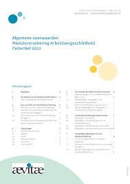 Algemene voorwaarden Moduleverzekering Arbeidsongeschiktheid ...