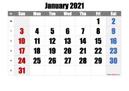 Free Printable January 2021 Calendar Premium In 2020 Calendar Printables Printable Calendar Template 2021 Calendar