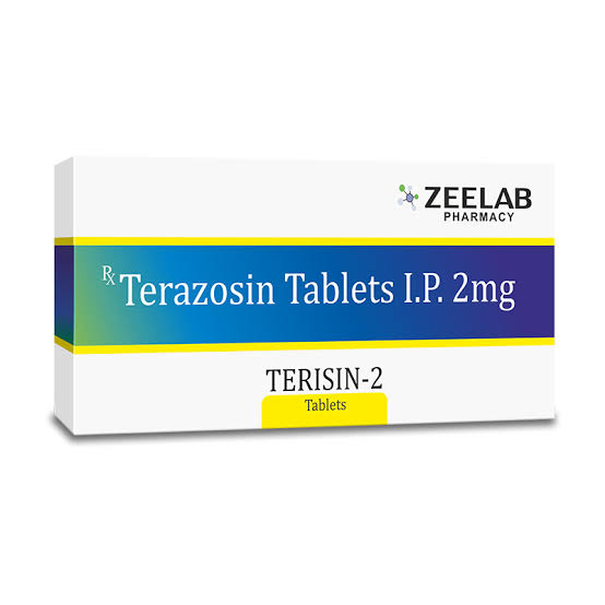 टेरिसिन टेराज़ोसिन 2mg टैबलेट