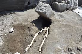 Mewtwo and mew are fighting and ash was attacked by them,and he turns into stone,and pikachu uses thunderbolt to try to wake him up,later on,they revived him and pikachu was so happy. In Pompeii Archaeologists Discover The Skeleton Of A Man Who Escaped The Deadly Ash Only To Be Crushed By A Giant Rock