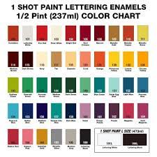 1 Shot Paint Lettering Enamels 237ml