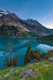 Beautiful Mountain Lake In Switzerland Cool Pictures Of Nature Beautiful Nature Beautiful Mountains