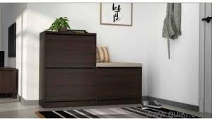 Kitchen Cabinets Urban Ladder With Images Shoe Rack With Seat Wood Furniture Living Room Shoe Cabinet Design