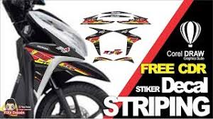 Tutorial desain decal klx corel draw. Vario 125 Gratis Template Cdr Decal Striping Stiker Coreldraw Youtube