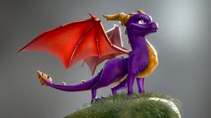 Spyro The Dragon By Zcythe Spyro The Dragon Dragon 3d Model