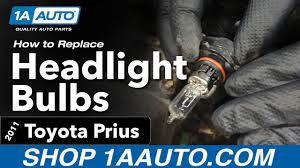 How To Replace Headlight Bulbs 10 15 Toyota Prius