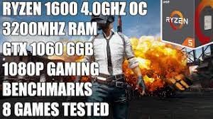 Amd ryzen 5 1600 + geforce gtx 1060 6gb: Ryzen 5 1600 Gtx 1060 6gb 1080p Ultra Gaming Benchmarks 8 Games Tested Youtube