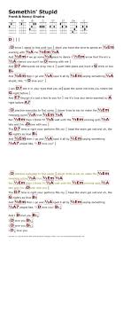 Somethin Stupid Frank Nancy Sinatra Ukulele Chords Songs Ukulele Songs Guitar Songs