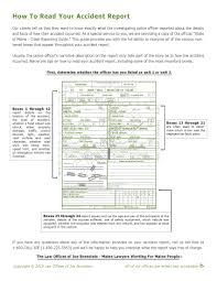 Nevertheless, in the same instance you'll not be aware of how much cash folks have lost out on because. How To Read Your Accident Report
