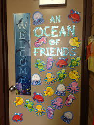 Looking for a new ocean theme? Our Class Door Ocean Theme Classroom Sea Classroom Theme Classroom Themes