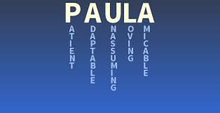 Your Name Paula What Does Your Name Mean