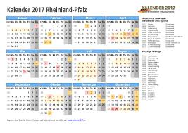 Importieren sie die feriendaten in ihren eigenen. Kalender 2017 Rheinland Pfalz Zum Ausdrucken Kalender 2017