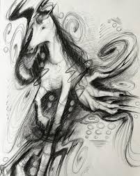 Void - 18” x 24” in charcoal : rdrawing