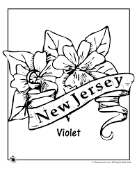 New Jersey State Flower Coloring Page Woo Jr Kids Activities In 2020 Flag Coloring Pages Flower Coloring Pages Abstract Coloring Pages