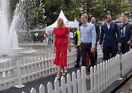 Crown Prince Haakon And Crown Princess Mette Marit Visited Pride Park In Oslo Crown Princess Pride Park Princess Estelle