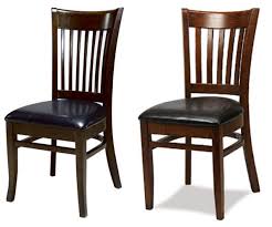 We feature kitchen and dining room furniture for casual meals, such as barstools that are great for the kitchen island or breakfast table that's a space saver. Dinette Chairs Slat Back Wood Kitchen Chair Norpel