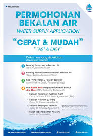 Bagi pembayaran deposit dan tandatangan dokumen perjanjian bekalan air penama perlu hadir sendiri. Sungai Besar Di Hatiku D B Info Cara Cara Mudah Permohonan Bekalan Air Syabas Facebook