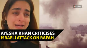 Emotional Ayesha Khan speaks out against Israeli strike in Rafah: 'We need  to pray against hate and crime'