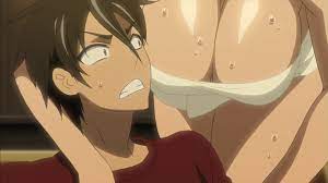 1male animated artist request big breasts blush female highschool  of the dead large breasts screencap shizuka marikawa takashi komuro 