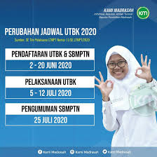 Revisi Jadwal Utbk 2020 Pendidikan Belajar Qur An
