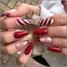 Christmas coffin nails；coffin nails；christmas nails；long nails；red nails；nails art be the talk of the holiday party with your holiday nail designs. 50 Stylish Winter Acrylic Coffin Nail Designs To Copy Right Now Page 29 Of 50 Cute Hostess For Modern Women Red Christmas Nails Xmas Nails Christmas Nails