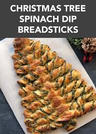 Get the recipe at teaspoon. These Are The Famous Breadsticks In The Shape Of A Christmas Tree Stuffed With Spinach Dip Perfect App Christmas Food Dinner Party Food Appetizers Appetizers