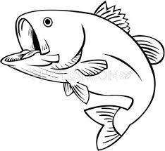 Leaping Fish Fish Drawings Fish Clipart Fish Art
