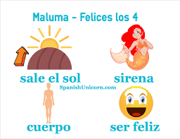 Ricky martin) 3 el perdedor 4 borro cassete 5 4 babys 1 4 los felices 2 vente pa 'ca (part. Maluma Felices Los 4 Letra Y Ejercicios De Gramatica