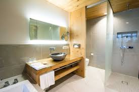 Wellnessgarten Waging Wandverkleidung Eiche Holz