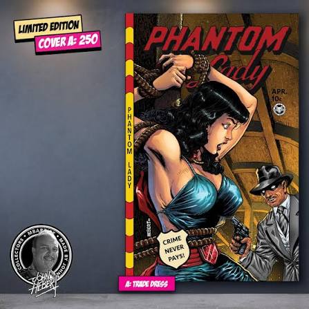 COMIC BOOK | PHANTOM LADY #23: PARTIAL GOLDEN AGE TRIBUTE by John Hebe –  MBartist