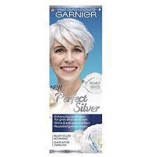 In order for me to get my hai. Garnier Perfect Silver Dye Gefarbte Graue Haare Silber Haarfarbemittel Silbergraue Haare