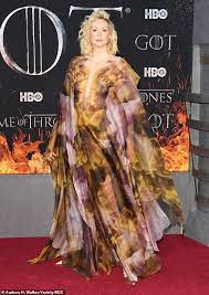 Gwendoline christie, otherwise known as brienne of tarth, stole the show at the premiere of 'game of thrones' season eight. Gwendoline Christie Shines At Game Of Thrones Premiere In Couture Gown Daily Mail Online