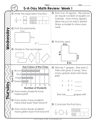 This page contains navigation to all decimal topics and combined review. Free 3rd Grade Daily Math Spiral Review Teacher Thrive