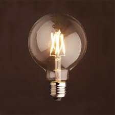 Led Xl Round Filament Bulb E27 2w Warm White Mullan Lighting