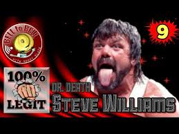 Cage of death, 1999 photo: Legit Badass 9 Dr Death Steve Williams Youtube