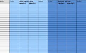 Ihre blutdruckwerte auf einen blick. Blutdrucktabelle Zum Ausdrucken Als Pdf Oder Excel