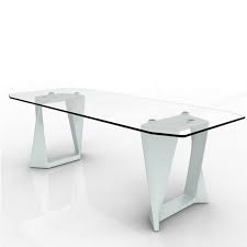 Vendu et expedié par bois dessus bois dessous. Table De Jardin Pieds Blancs Plateau Verre Table Design